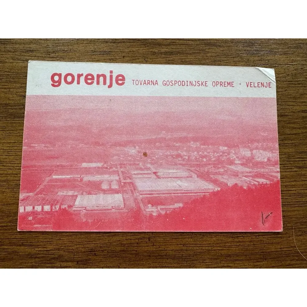 1970s Yugoslavia Amateur Radio QSL Card YU3TFS Gorenje